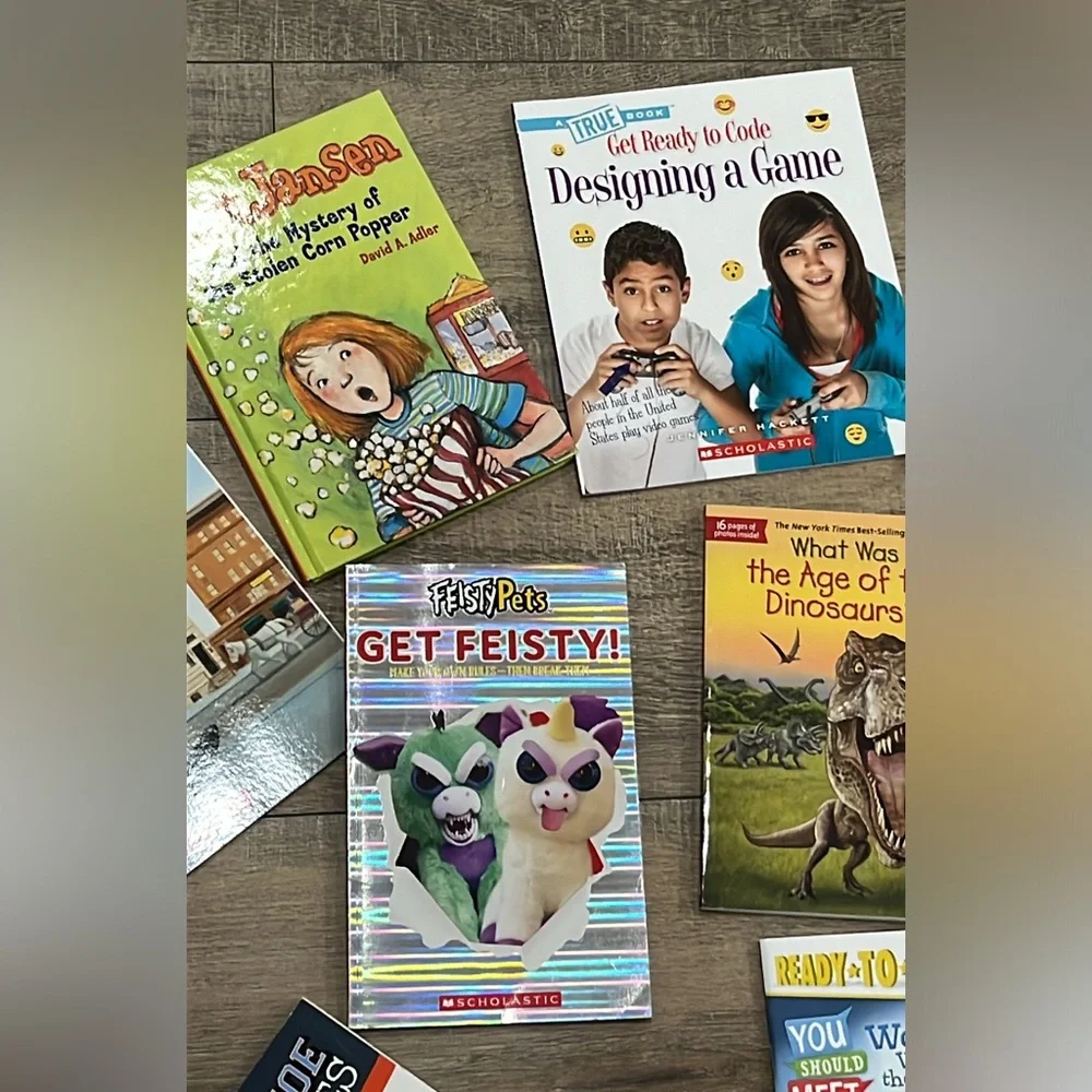 Children’s Books -Scholastic, Feisty Pets  Zac & Zoe & More…. ~ Retired